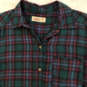 Hollister Plaid Flannel Shirt